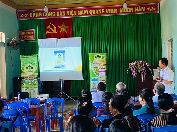 Tập huấn kỹ thuật sử dụng phân bón NPK Lâm Thao